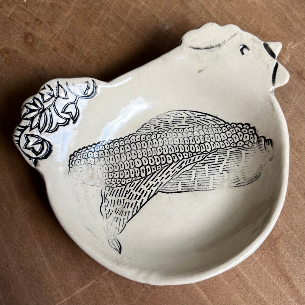 Chicken Dish or Spoon Holder (DI22)